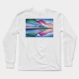 Georgia O'Keeffe Lake George Reflection Art Print 1922 American Painter Vintage Poster American Modernism Long Sleeve T-Shirt